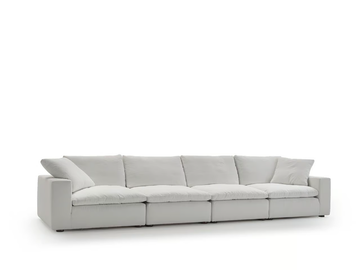 FLUFFY - Modular fabric sofa with removable cover by Siwa Soft Style - view 3